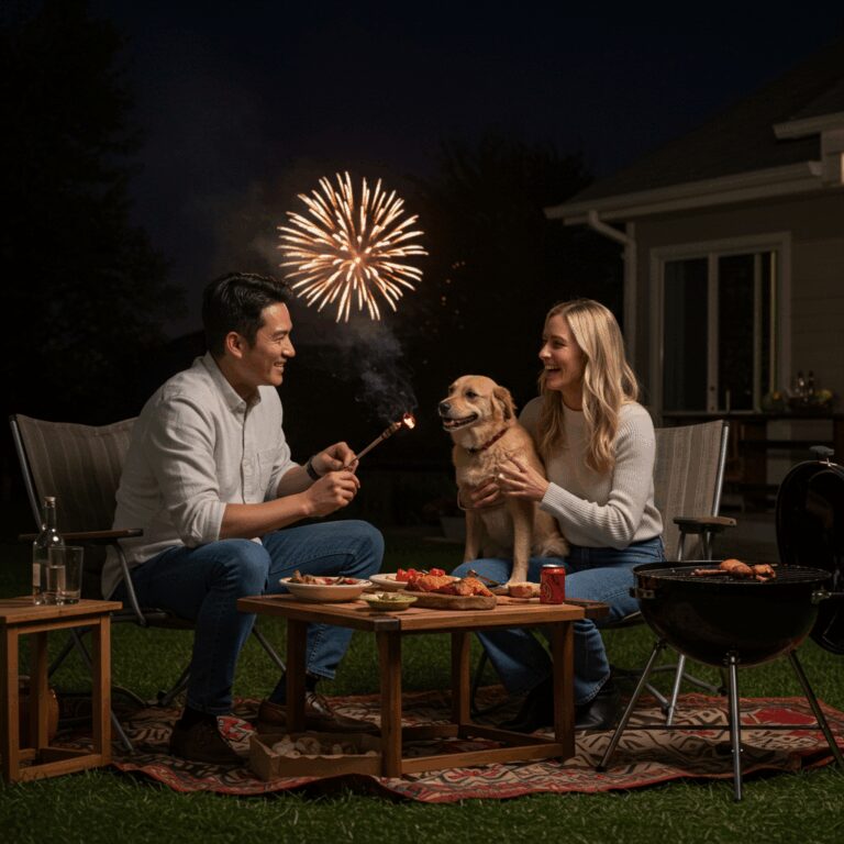 Fourth of July fireworks