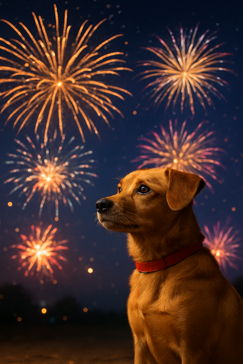 Helping dogs overcome fear of fireworks and thunder