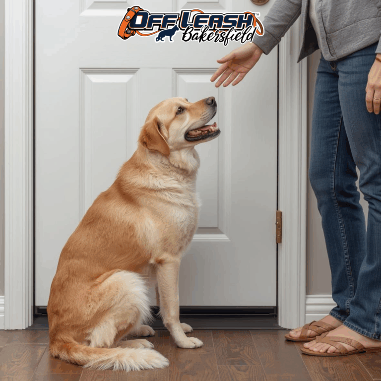 Teaching Your Dog to Wait at Doors & Gate Boundaries